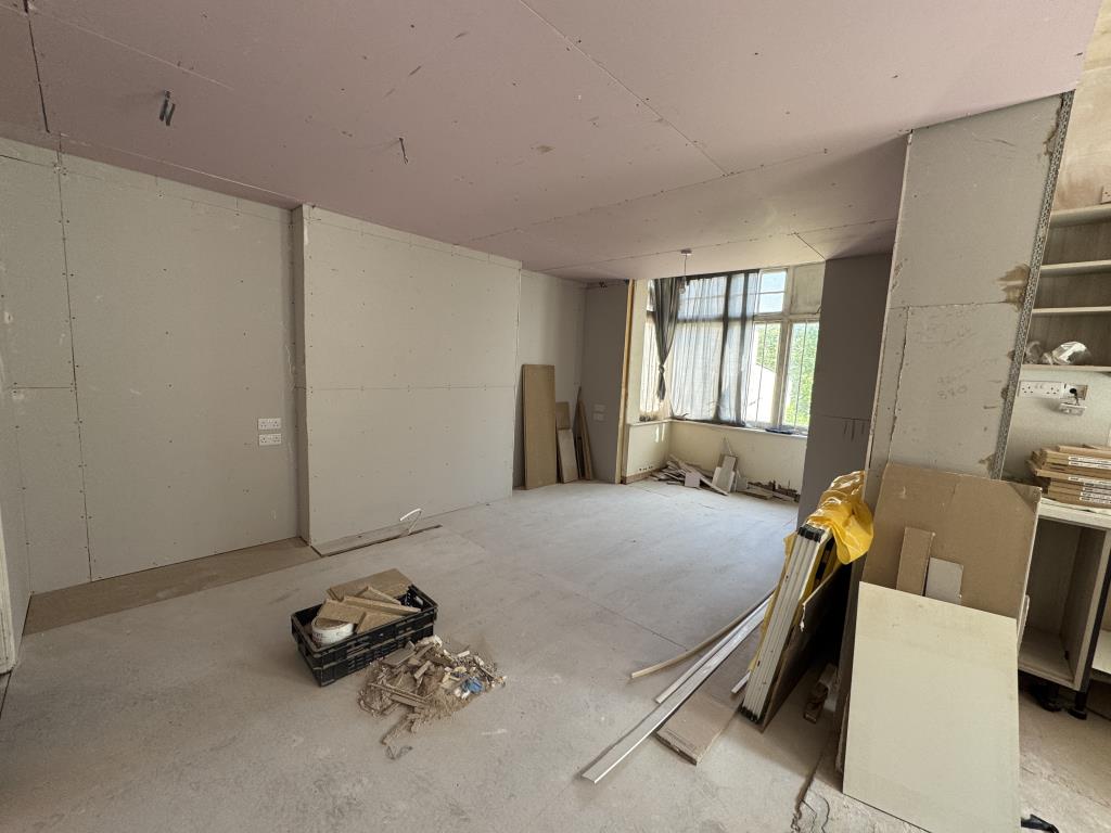 Lot: 39 - GROUND FLOOR SHOP AND FLAT FOR COMPLETION - Proposed living room